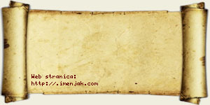 Jovana Vujić vizit kartica